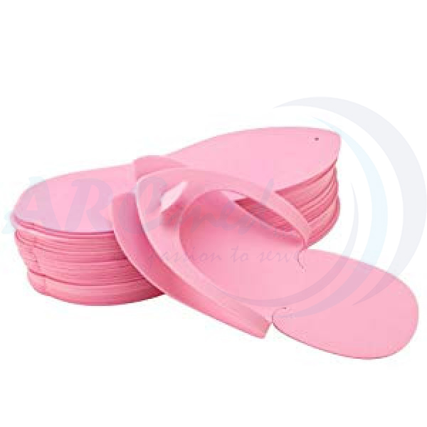 Fold-Up Pedicure Slippers - Assorted Colors 12 pairs/ Pack