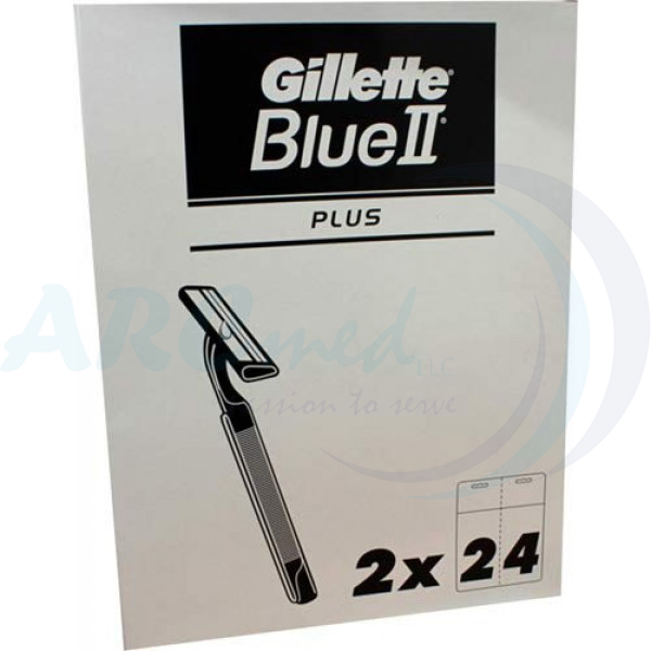 GiIlette Blue 2 Plus Razors 2X48