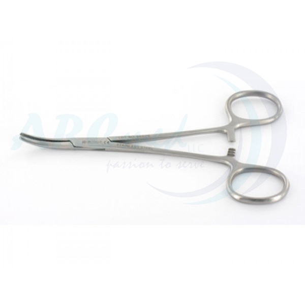 Stainless Steel Mosquito Forcep - Curved - 14 CM