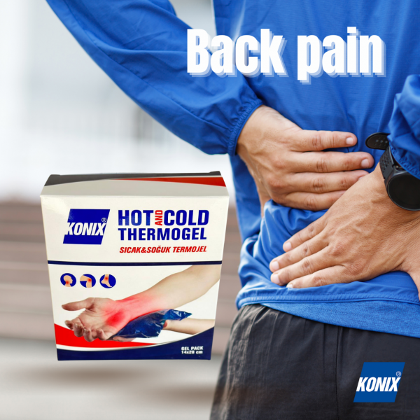 KONIX Hot & Cold Thermojel - 30 pieces Reusable Gel Pack Set: Versatile Pain Relief Solution