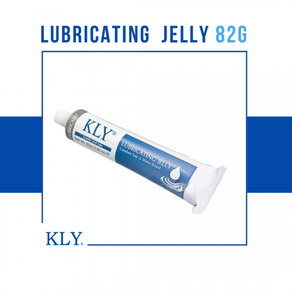 KLY Lubricating Jelly 82g Tube: Medical-Grade, Wat...