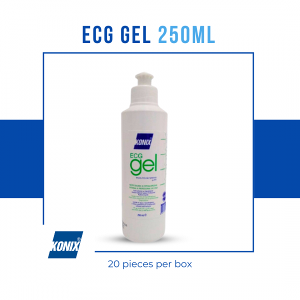 KONIX ECG Gel 250ml 20pcs/Box - Water Soluble &...